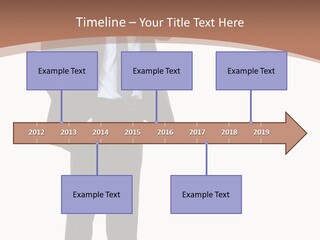 Man Welcomes PowerPoint Template