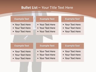 Man Welcomes PowerPoint Template