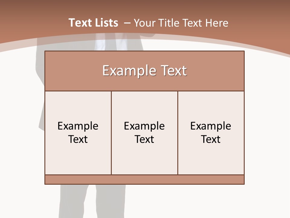 Man Welcomes PowerPoint Template