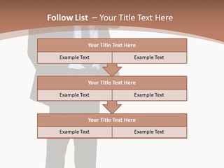 Man Welcomes PowerPoint Template