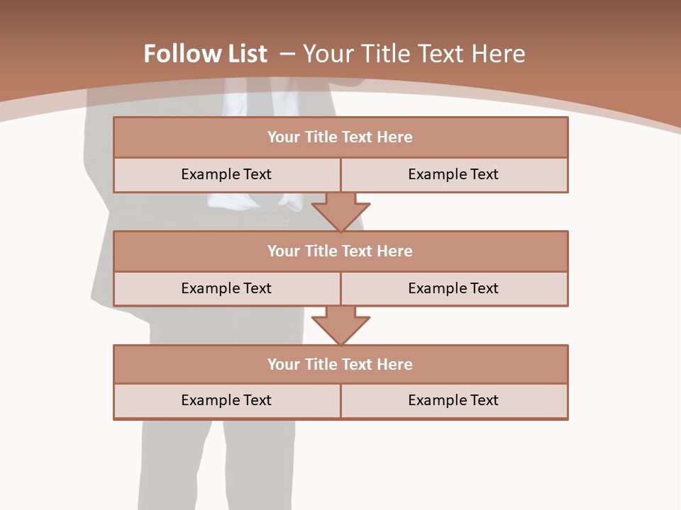Man Welcomes PowerPoint Template
