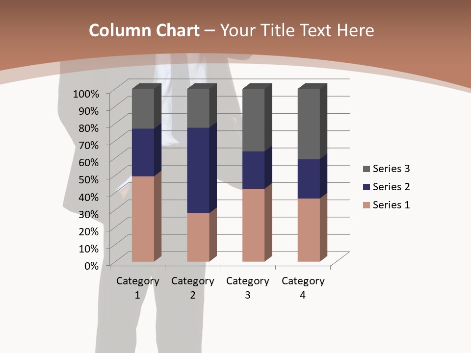 Man Welcomes PowerPoint Template