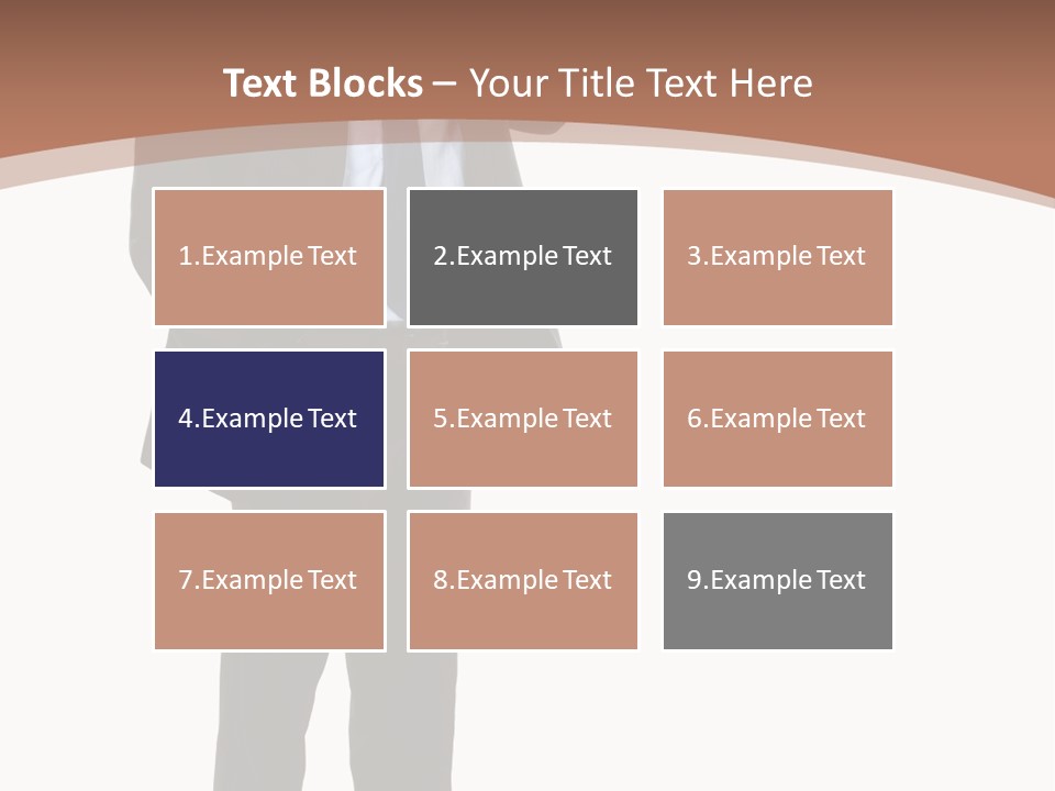 Man Welcomes PowerPoint Template