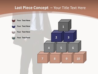 Man Welcomes PowerPoint Template