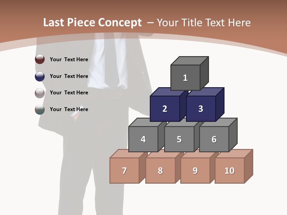 Man Welcomes PowerPoint Template