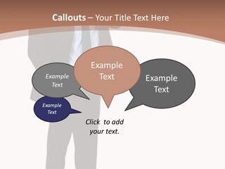 Man Welcomes PowerPoint Template