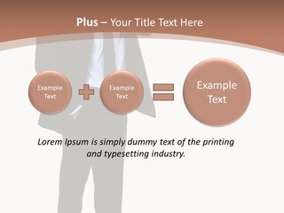 Man Welcomes PowerPoint Template