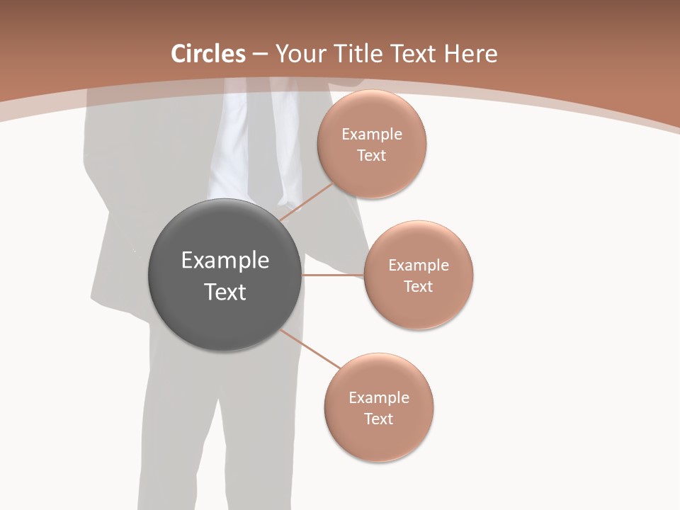 Man Welcomes PowerPoint Template