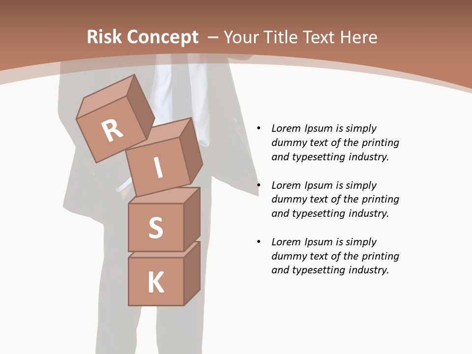 Man Welcomes PowerPoint Template