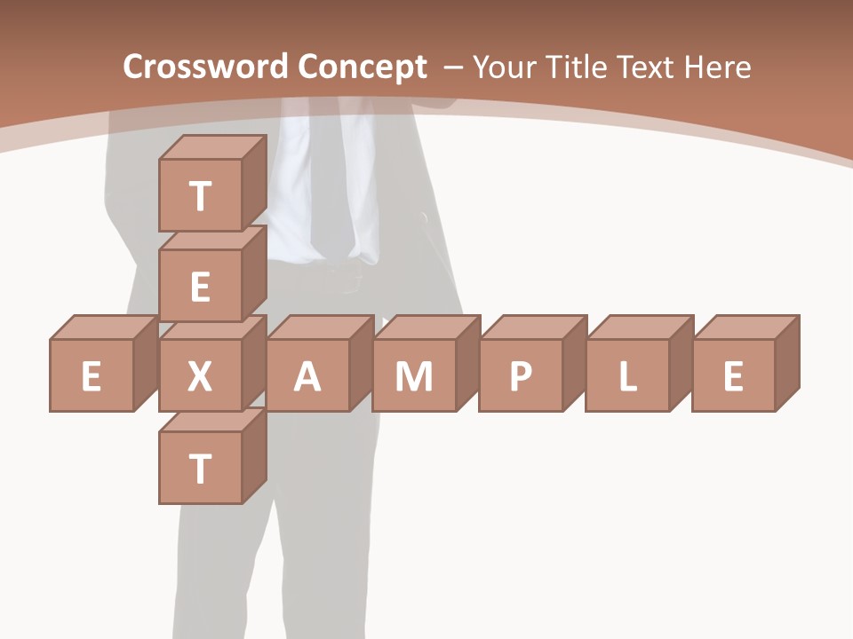 Man Welcomes PowerPoint Template