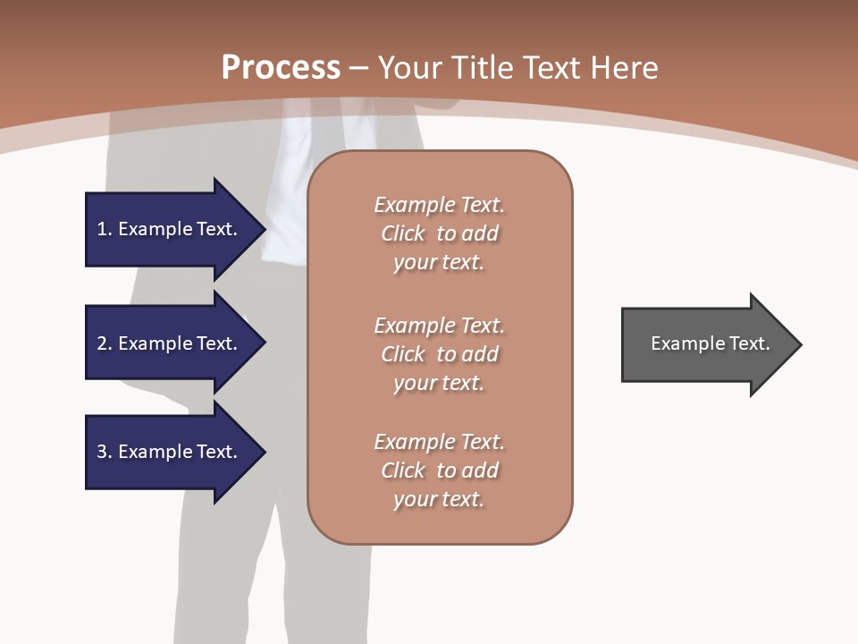 Man Welcomes PowerPoint Template