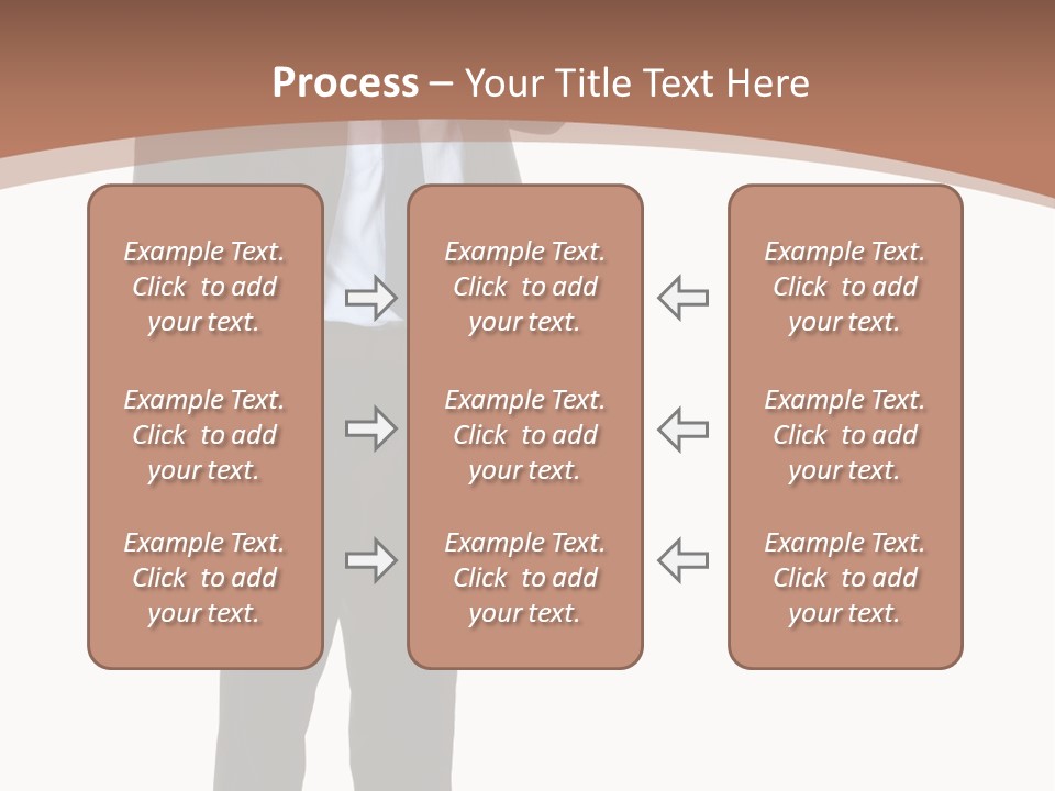 Man Welcomes PowerPoint Template
