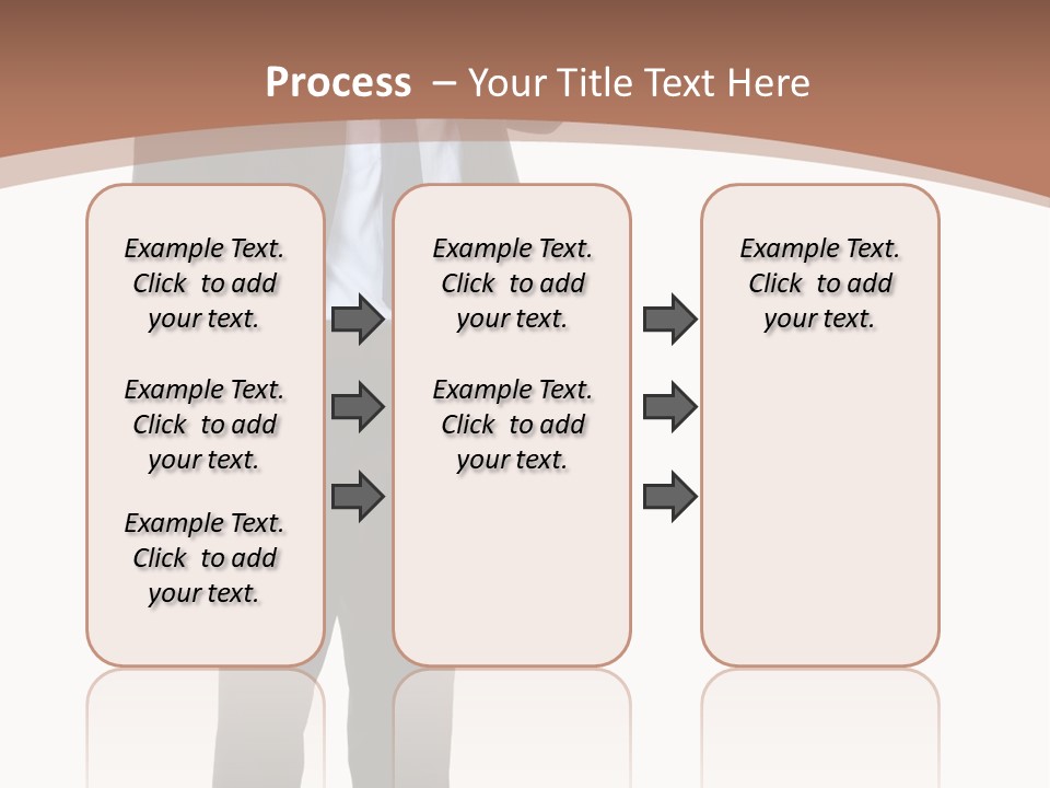 Man Welcomes PowerPoint Template