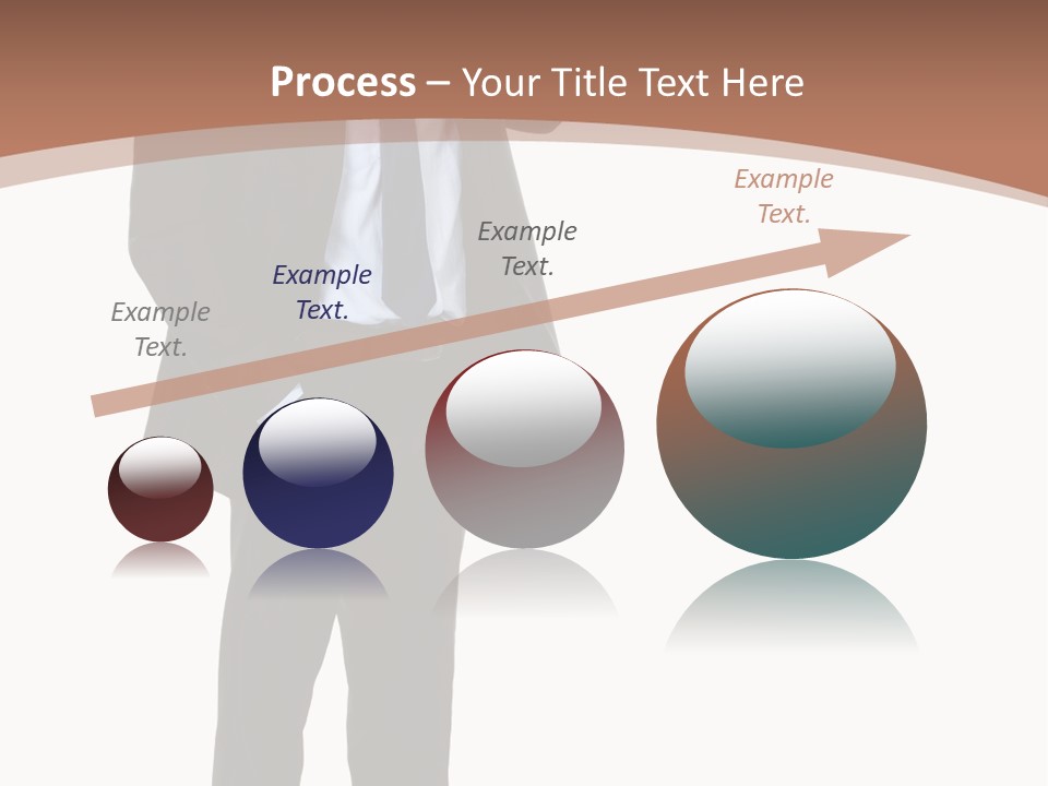 Man Welcomes PowerPoint Template
