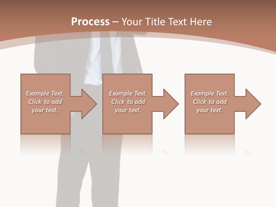 Man Welcomes PowerPoint Template