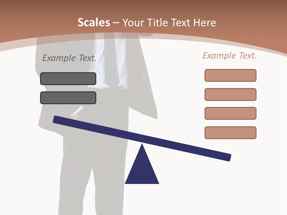 Man Welcomes PowerPoint Template