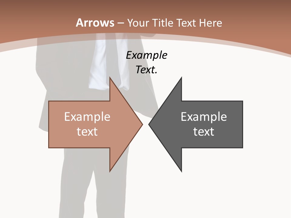 Man Welcomes PowerPoint Template