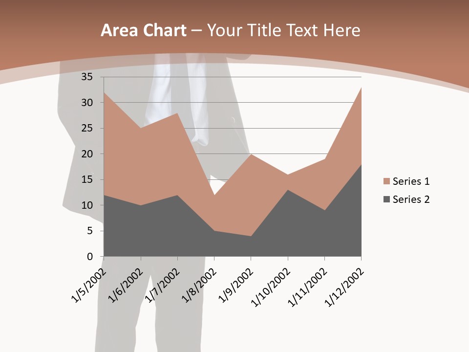 Man Welcomes PowerPoint Template