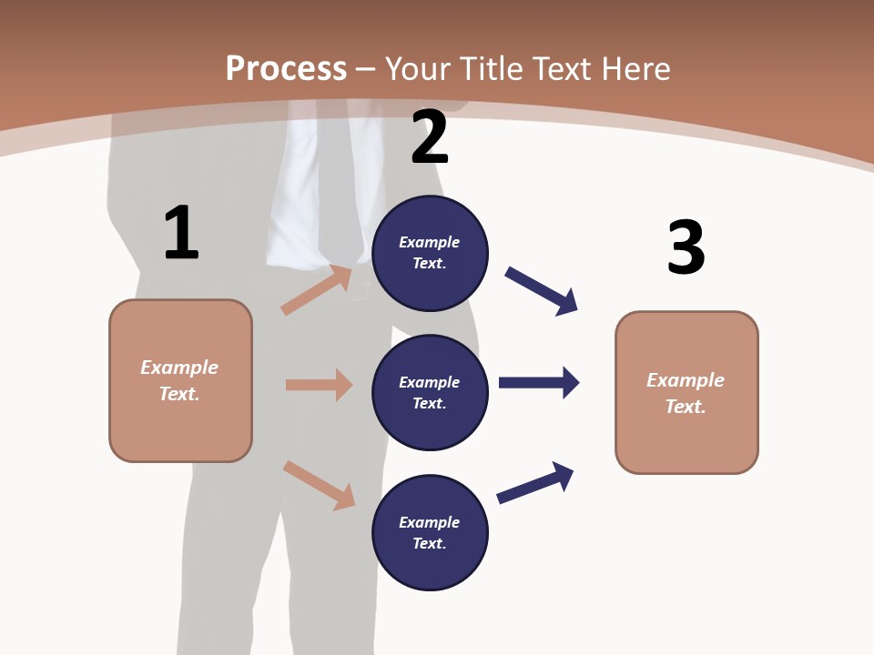 Man Welcomes PowerPoint Template