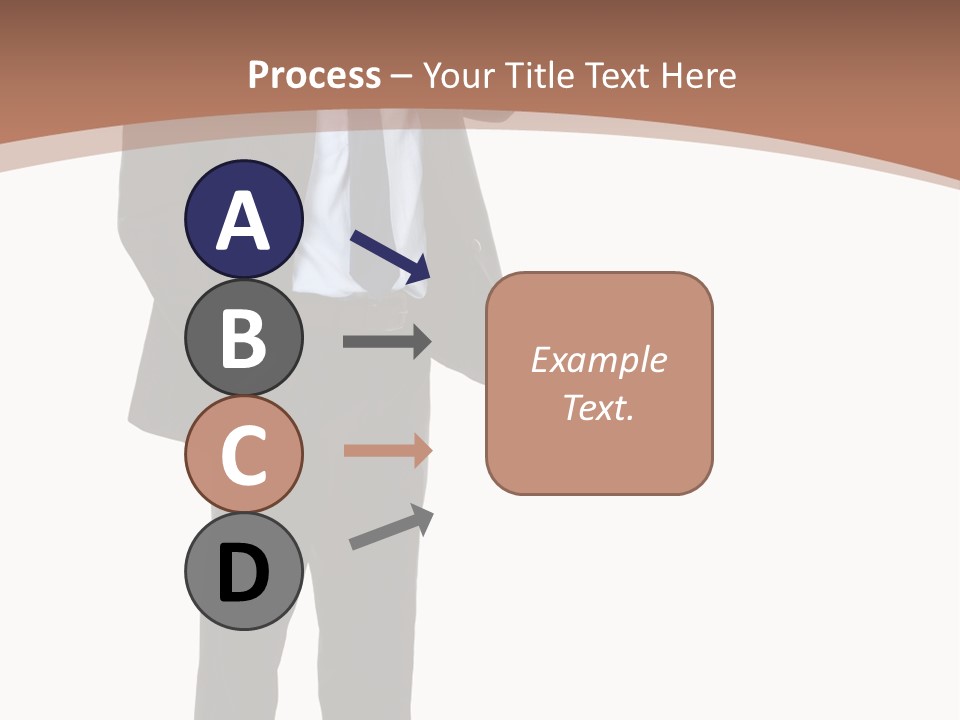 Man Welcomes PowerPoint Template
