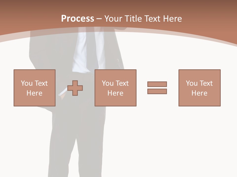 Man Welcomes PowerPoint Template