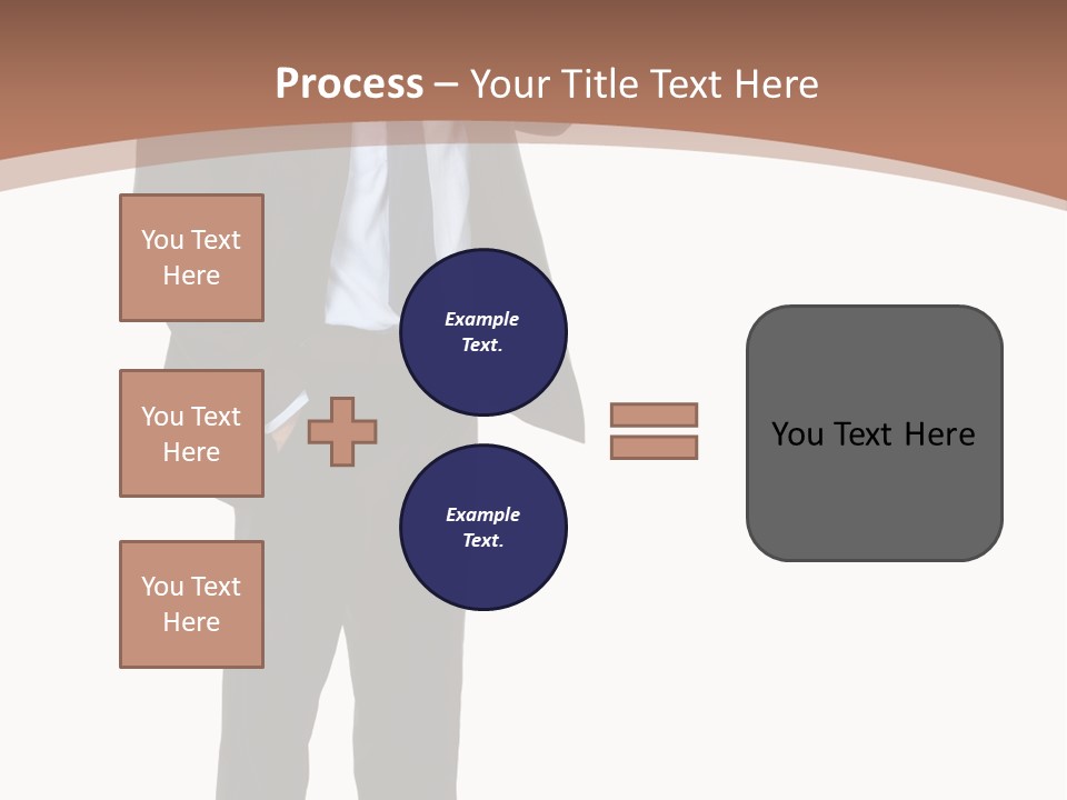 Man Welcomes PowerPoint Template