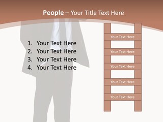 Man Welcomes PowerPoint Template