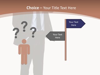 Man Welcomes PowerPoint Template