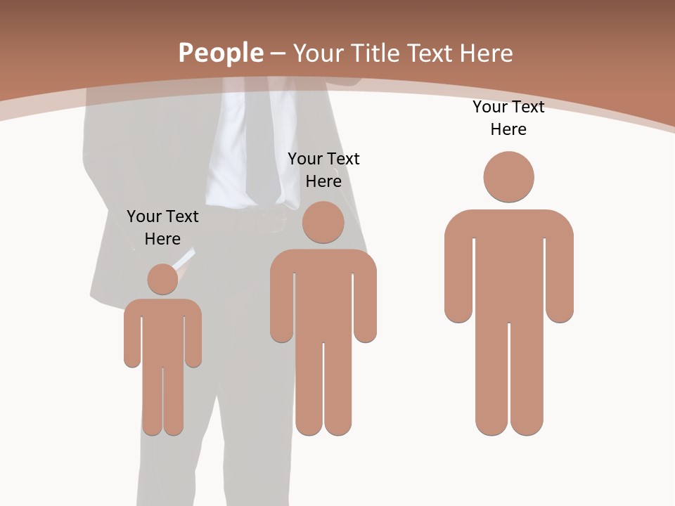 Man Welcomes PowerPoint Template