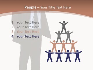 Man Welcomes PowerPoint Template