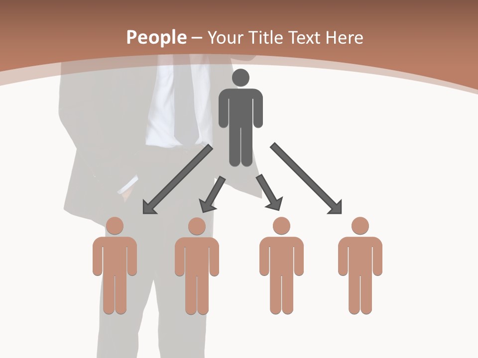 Man Welcomes PowerPoint Template