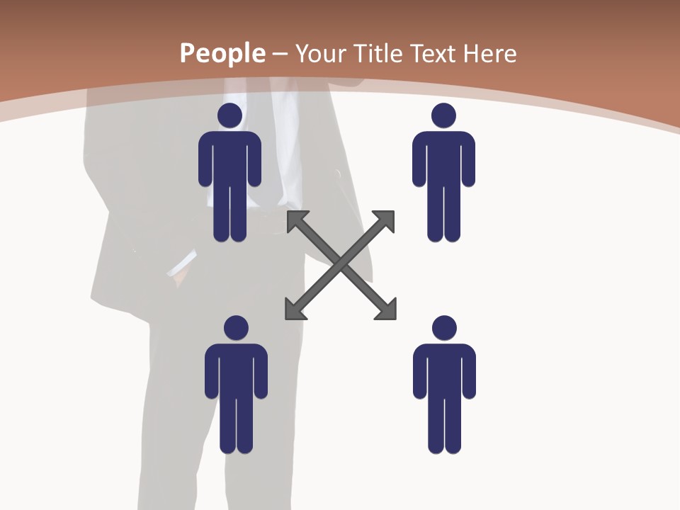 Man Welcomes PowerPoint Template