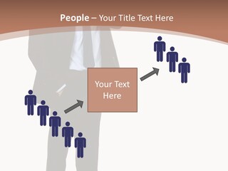 Man Welcomes PowerPoint Template