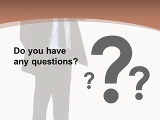 Man Welcomes PowerPoint Template