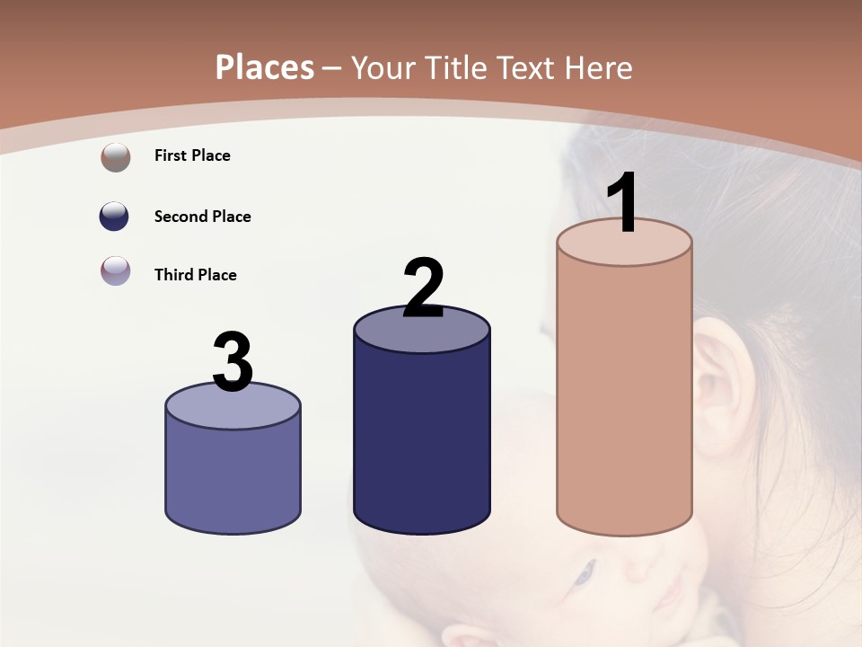 Mom With A Child PowerPoint Template