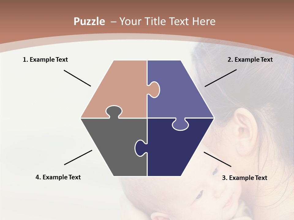 Mom With A Child PowerPoint Template