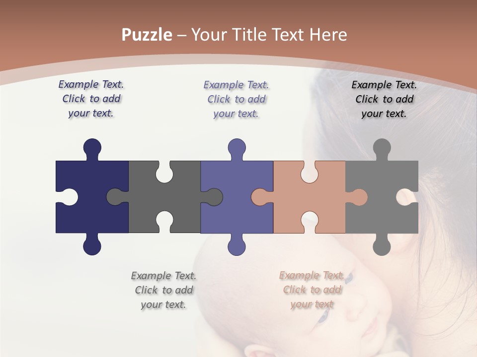 Mom With A Child PowerPoint Template