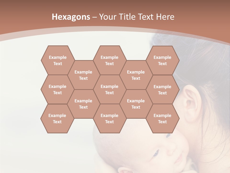 Mom With A Child PowerPoint Template