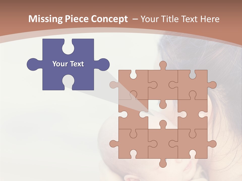 Mom With A Child PowerPoint Template