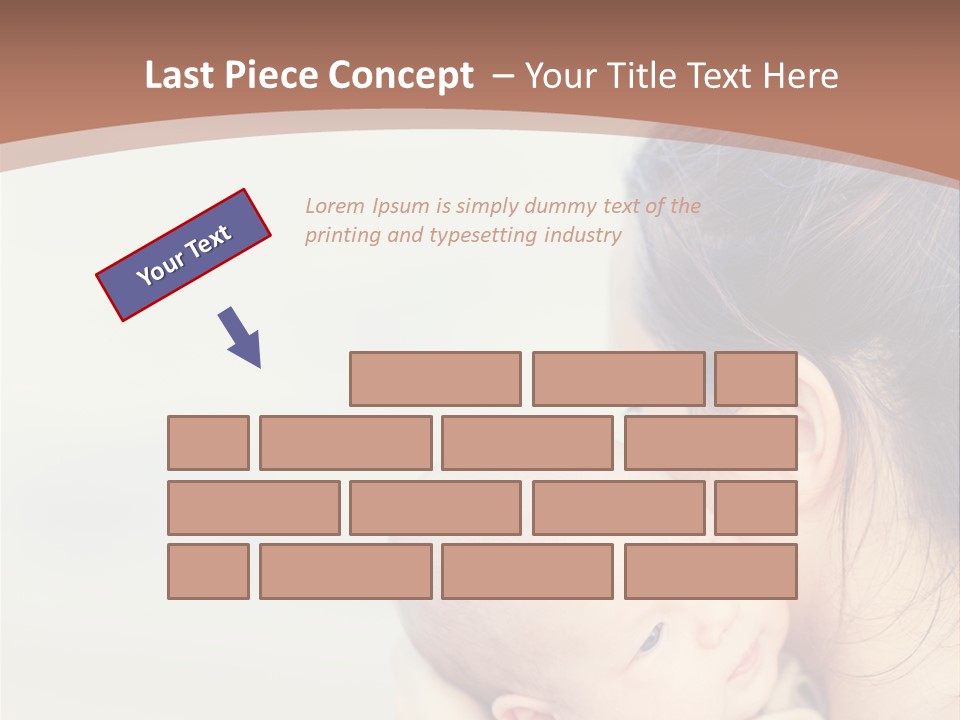 Mom With A Child PowerPoint Template