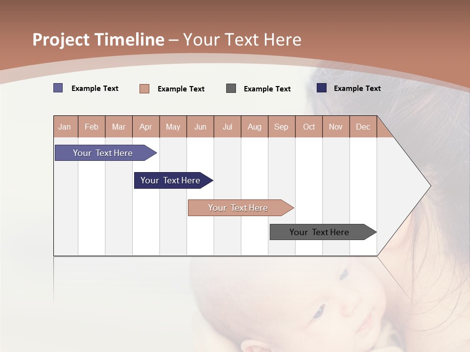 Mom With A Child PowerPoint Template