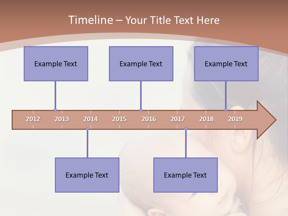 Mom With A Child PowerPoint Template