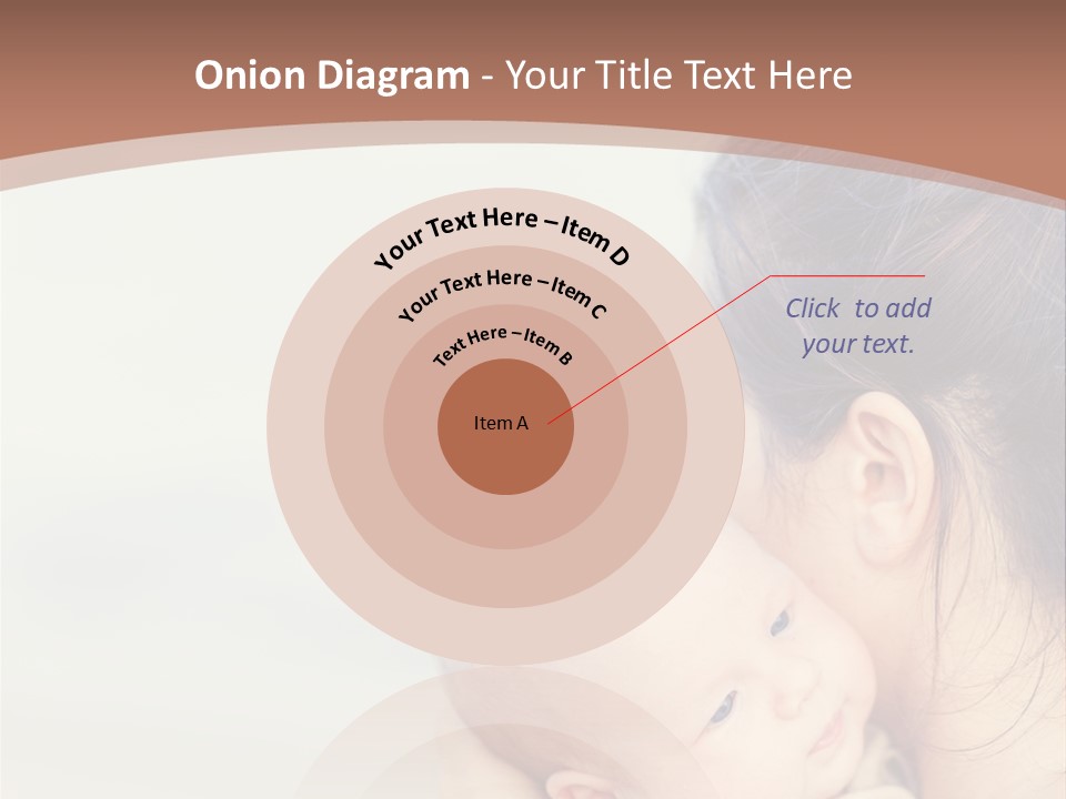 Mom With A Child PowerPoint Template