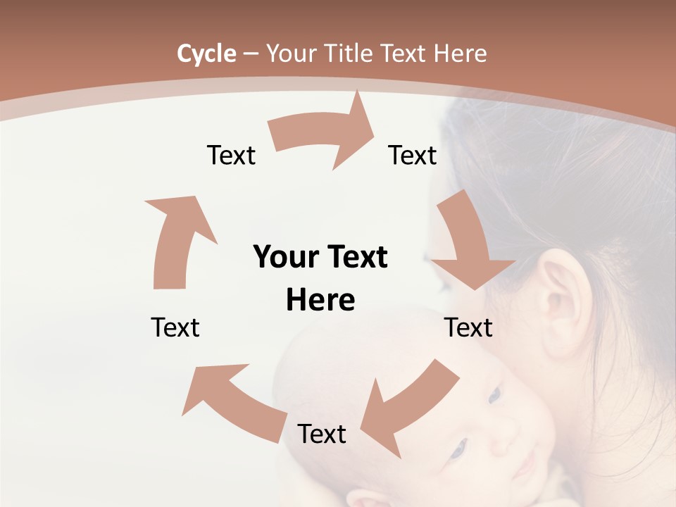 Mom With A Child PowerPoint Template
