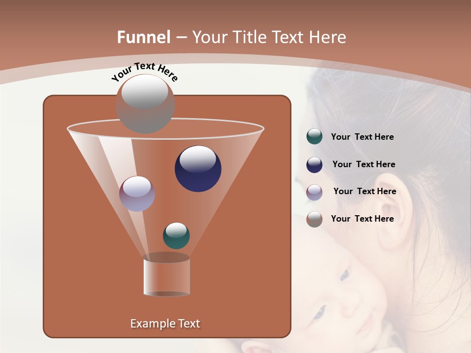 Mom With A Child PowerPoint Template