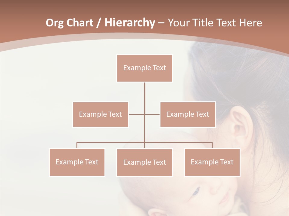 Mom With A Child PowerPoint Template