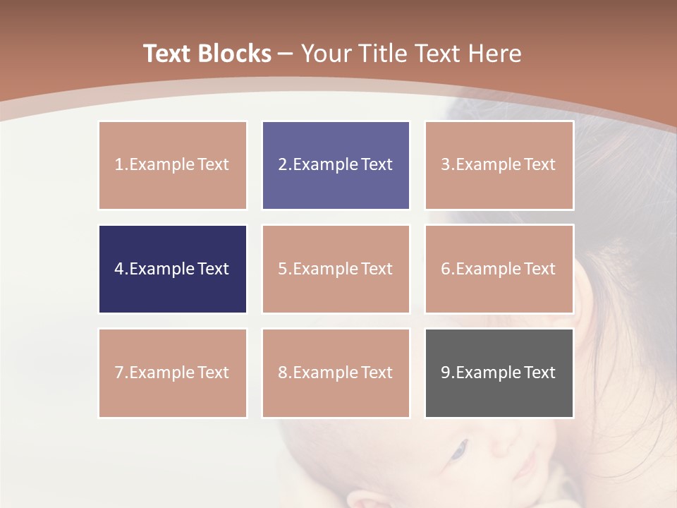 Mom With A Child PowerPoint Template