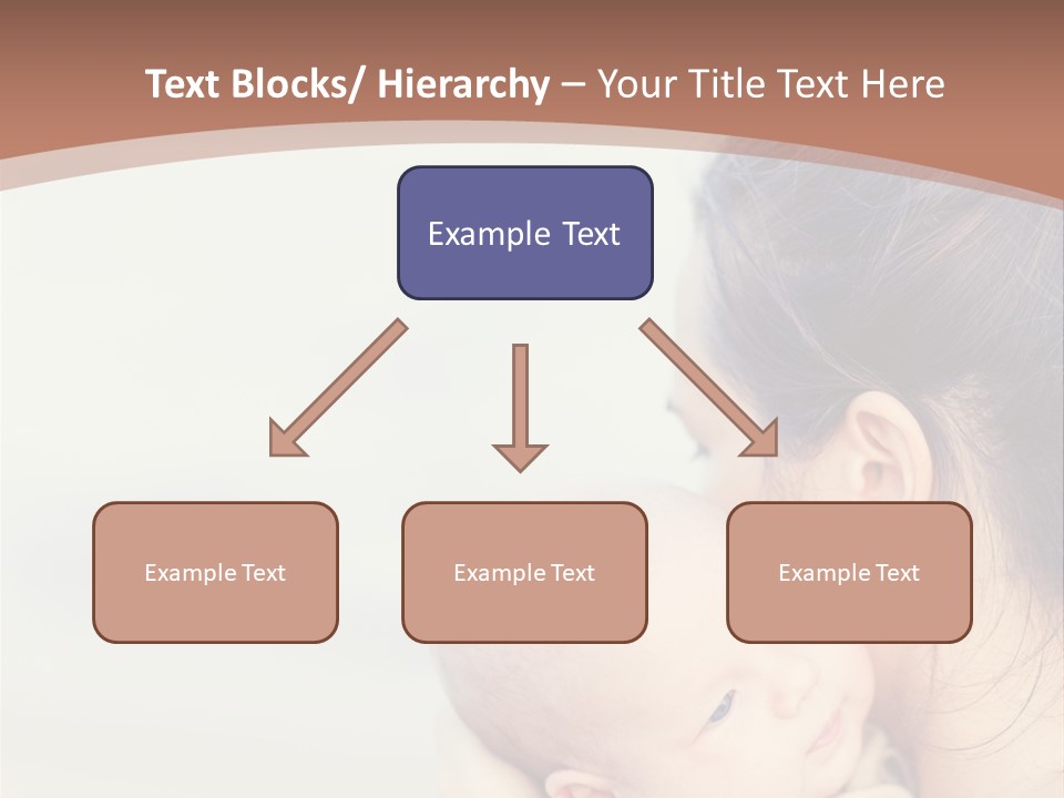 Mom With A Child PowerPoint Template