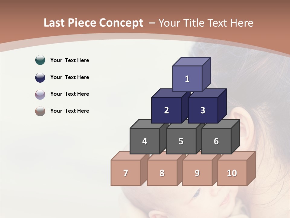 Mom With A Child PowerPoint Template