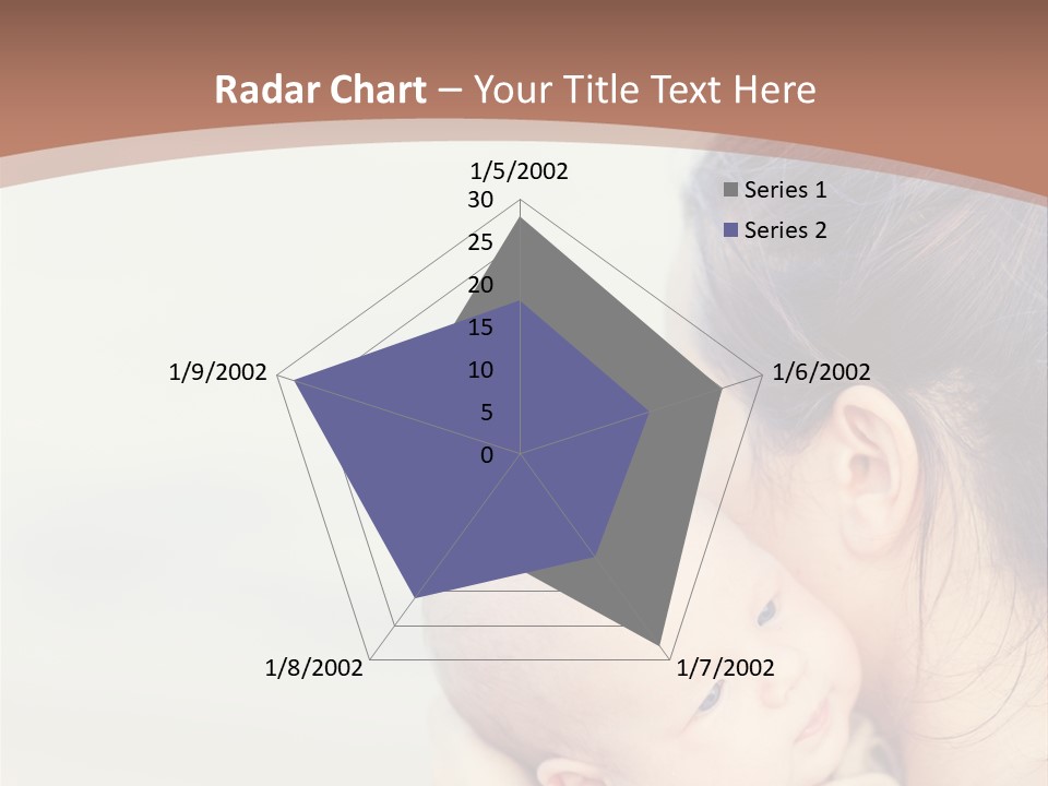 Mom With A Child PowerPoint Template